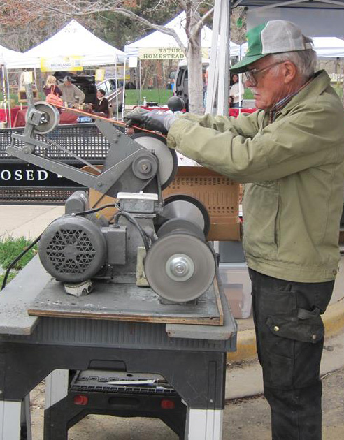 farmers market sharpening